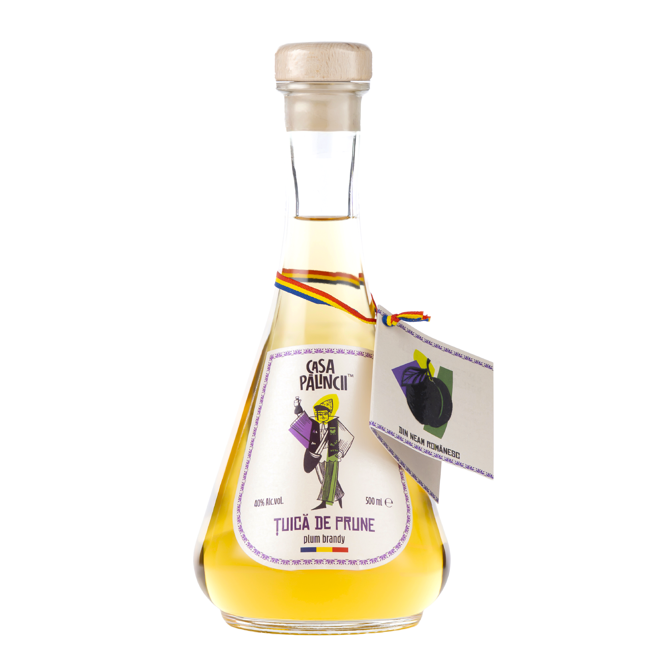 Țuică Prune Țoi Casa Pălincii 500 ml 40% alc/vol