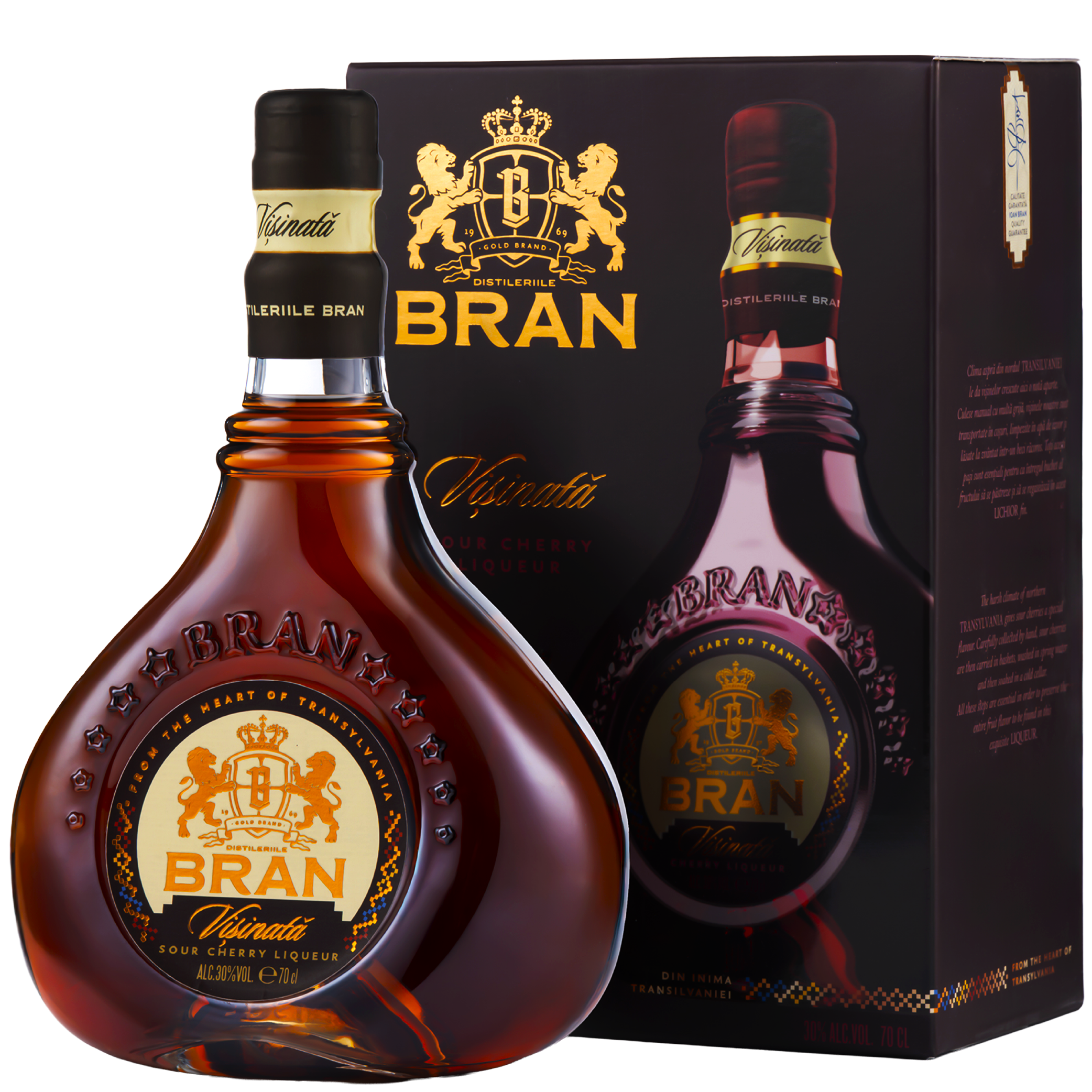 Vișinată Distileriile Bran 700 ml 30% alc/vol