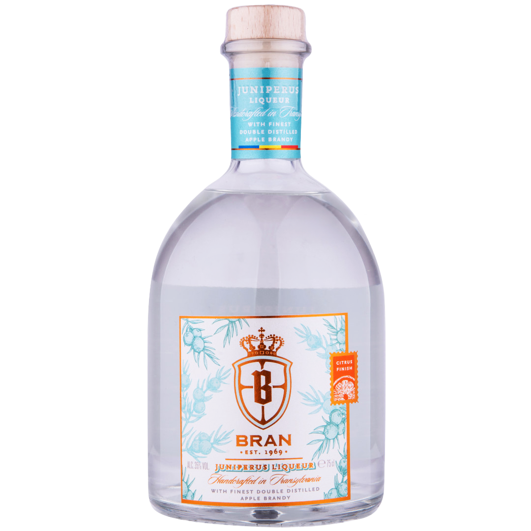 Lichior Ienupăr Juniperus Distileriile Bran 750 ml 35% alc/vol