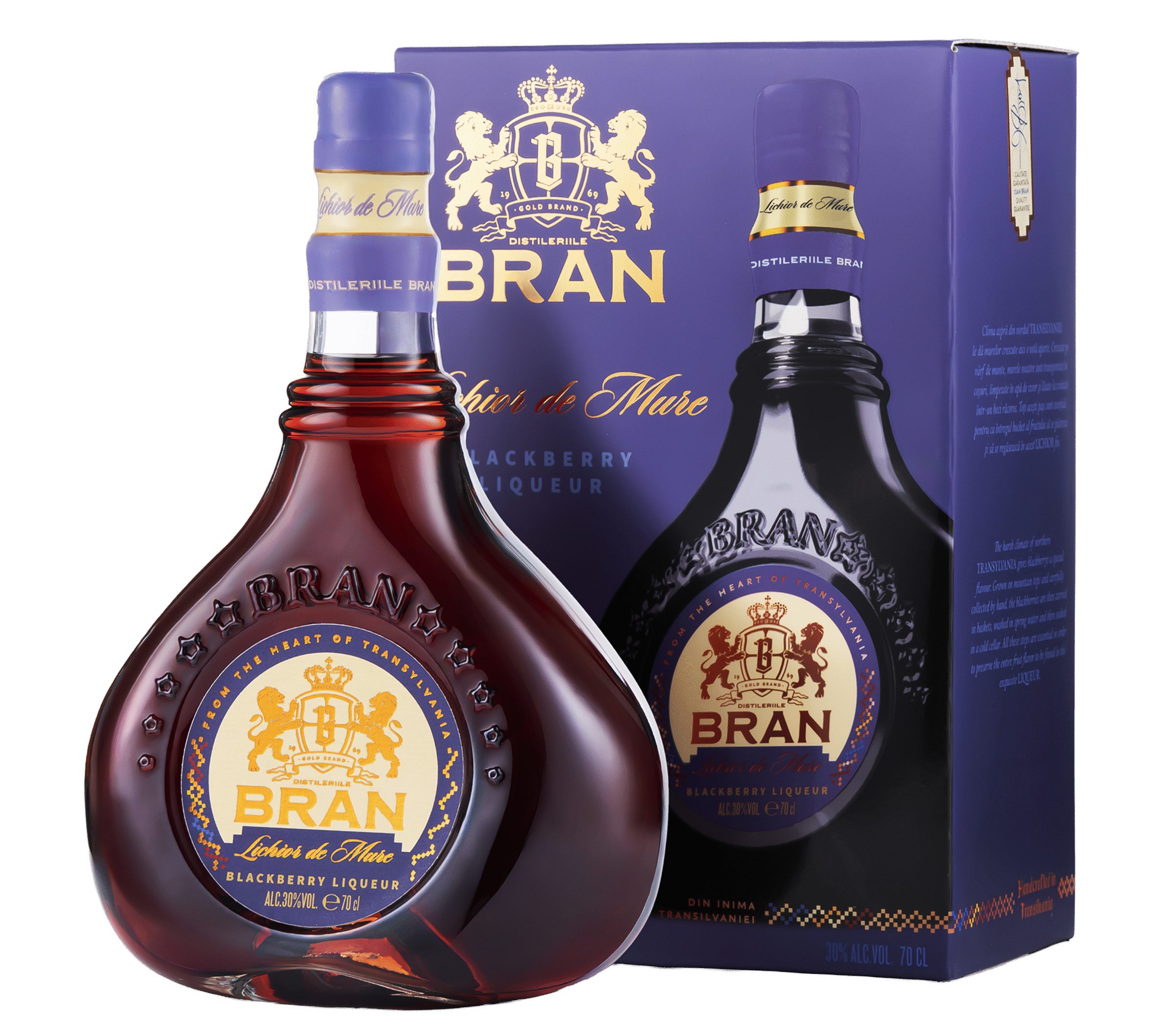Lichior de Mure Distileriile Bran 700 ml 30% alc/vol - imagine 2