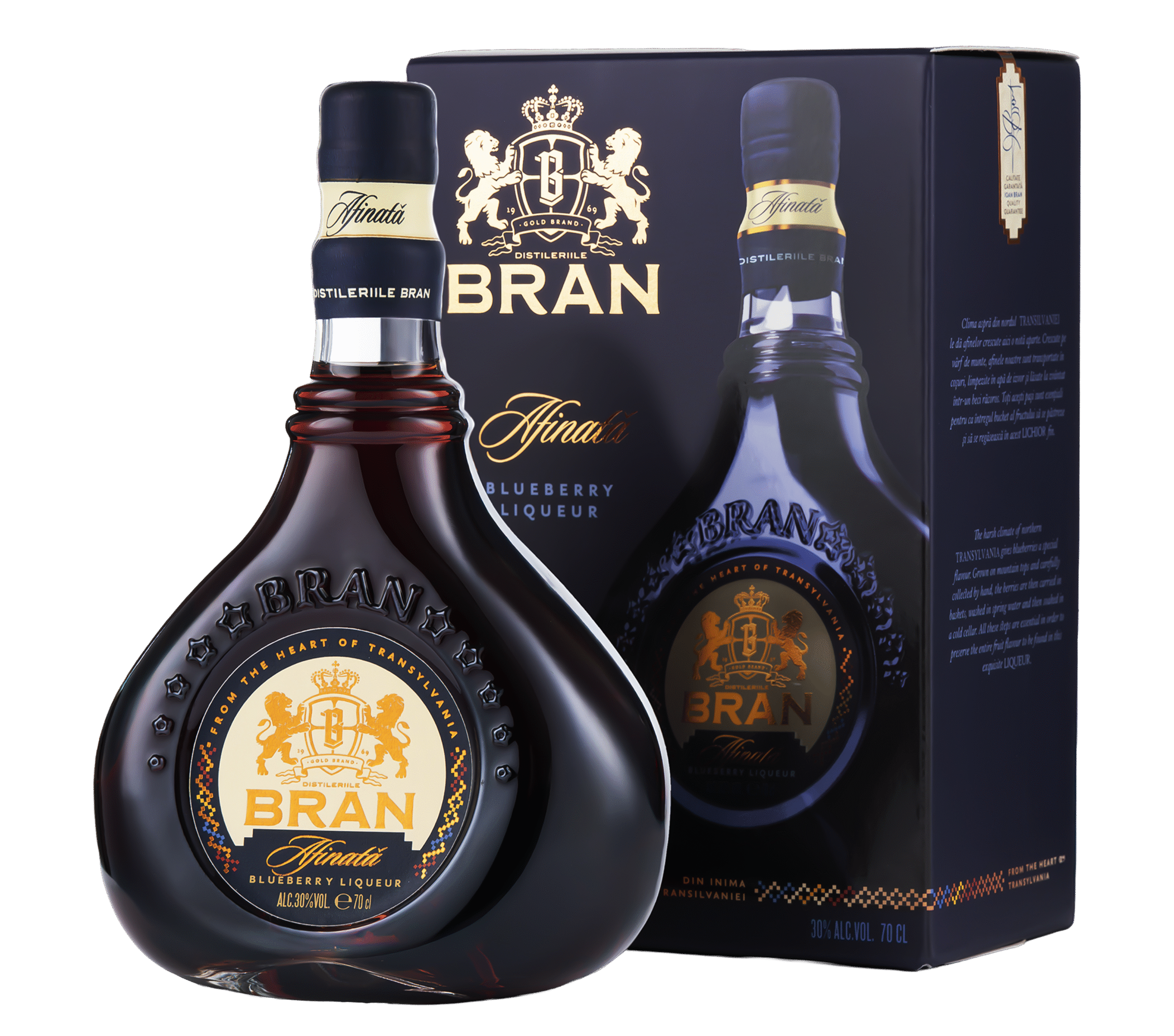 Afinată Distileriile Bran 700 ml 30% alc/vol - imagine 2