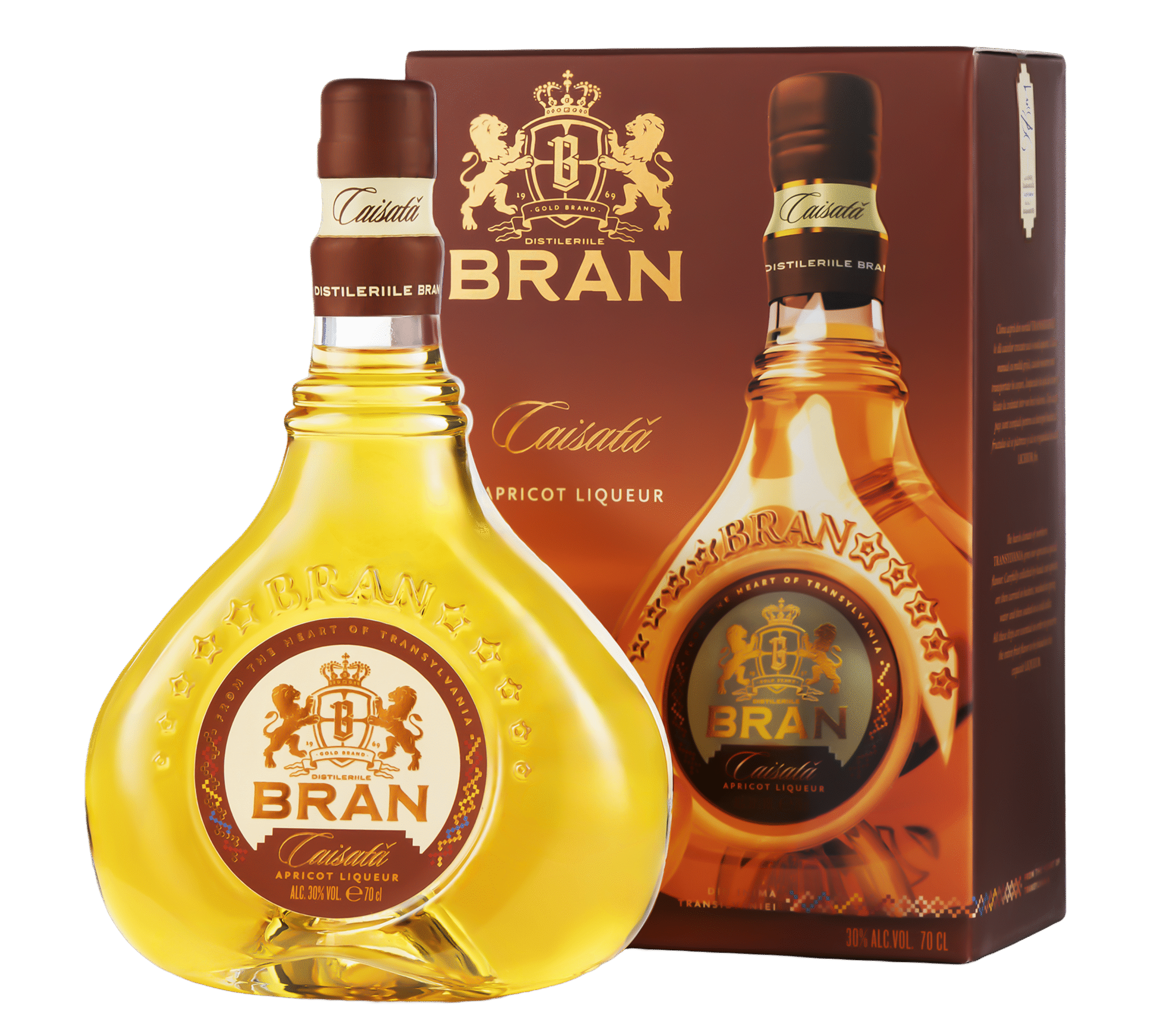 Caisată Distileriile Bran 700 ml 30% alc/vol - imagine 2