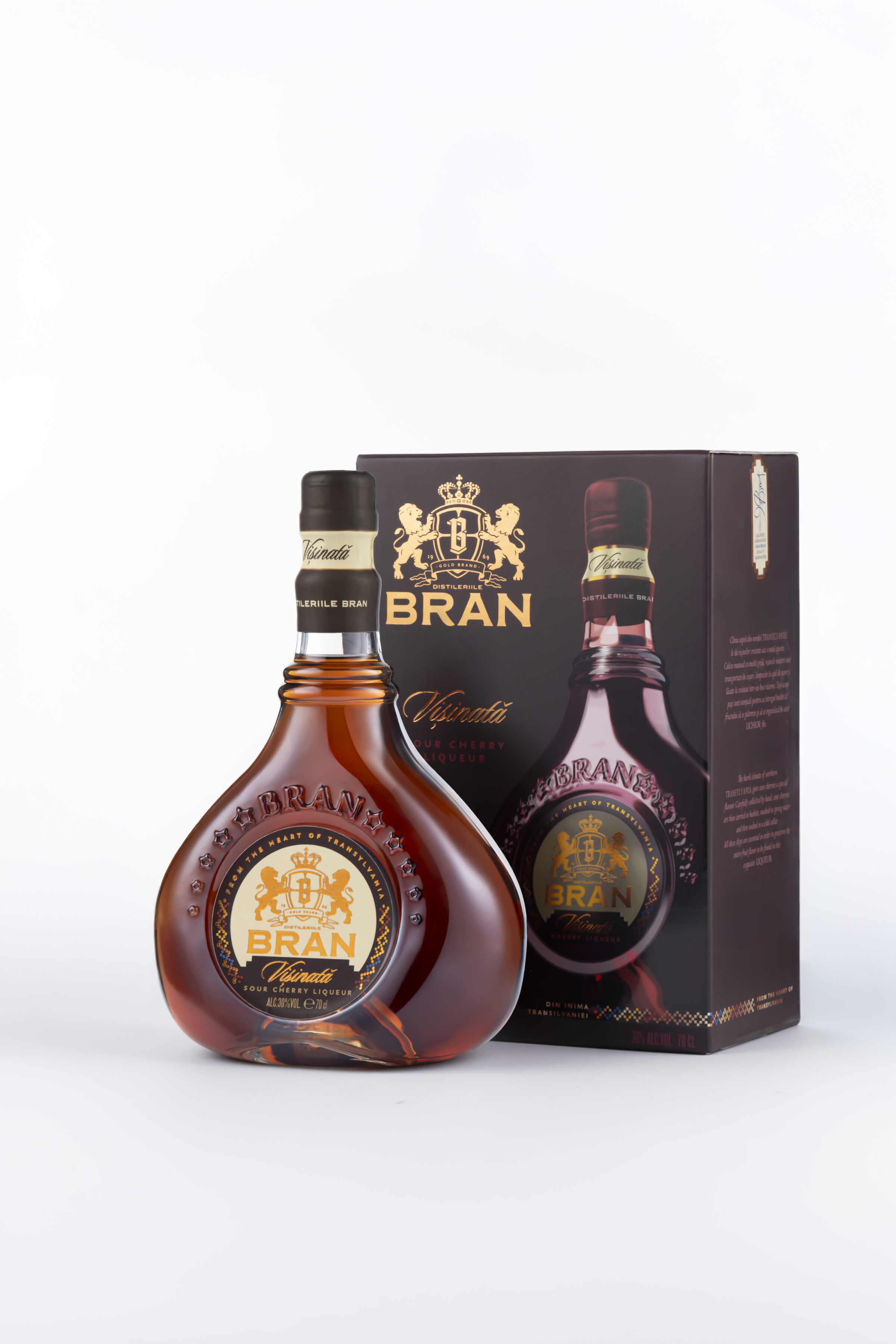 Vișinată Distileriile Bran 700 ml 30% alc/vol - imagine 2