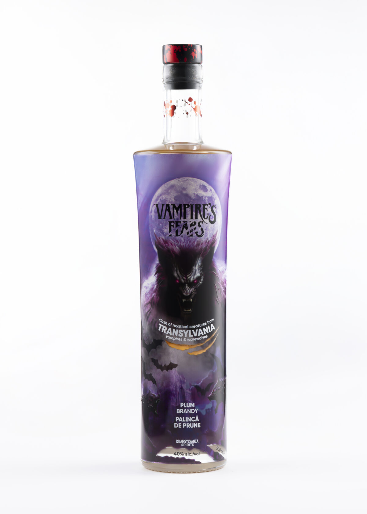 Pălincă de Prune Vampire’s Fears 500 ml 40% alc/vol