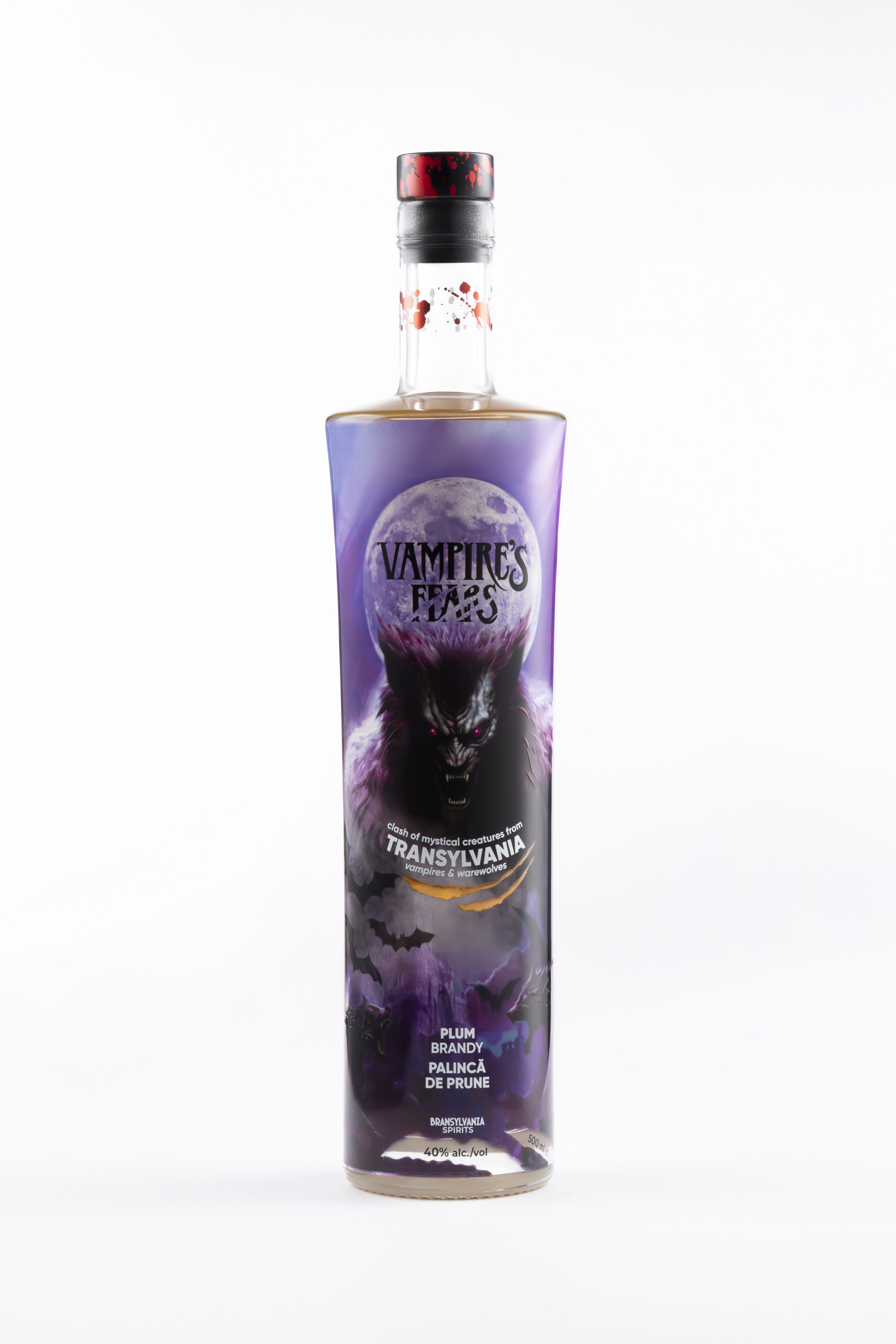 Pălincă de Prune Vampire’s Fears 500 ml 40% alc/vol