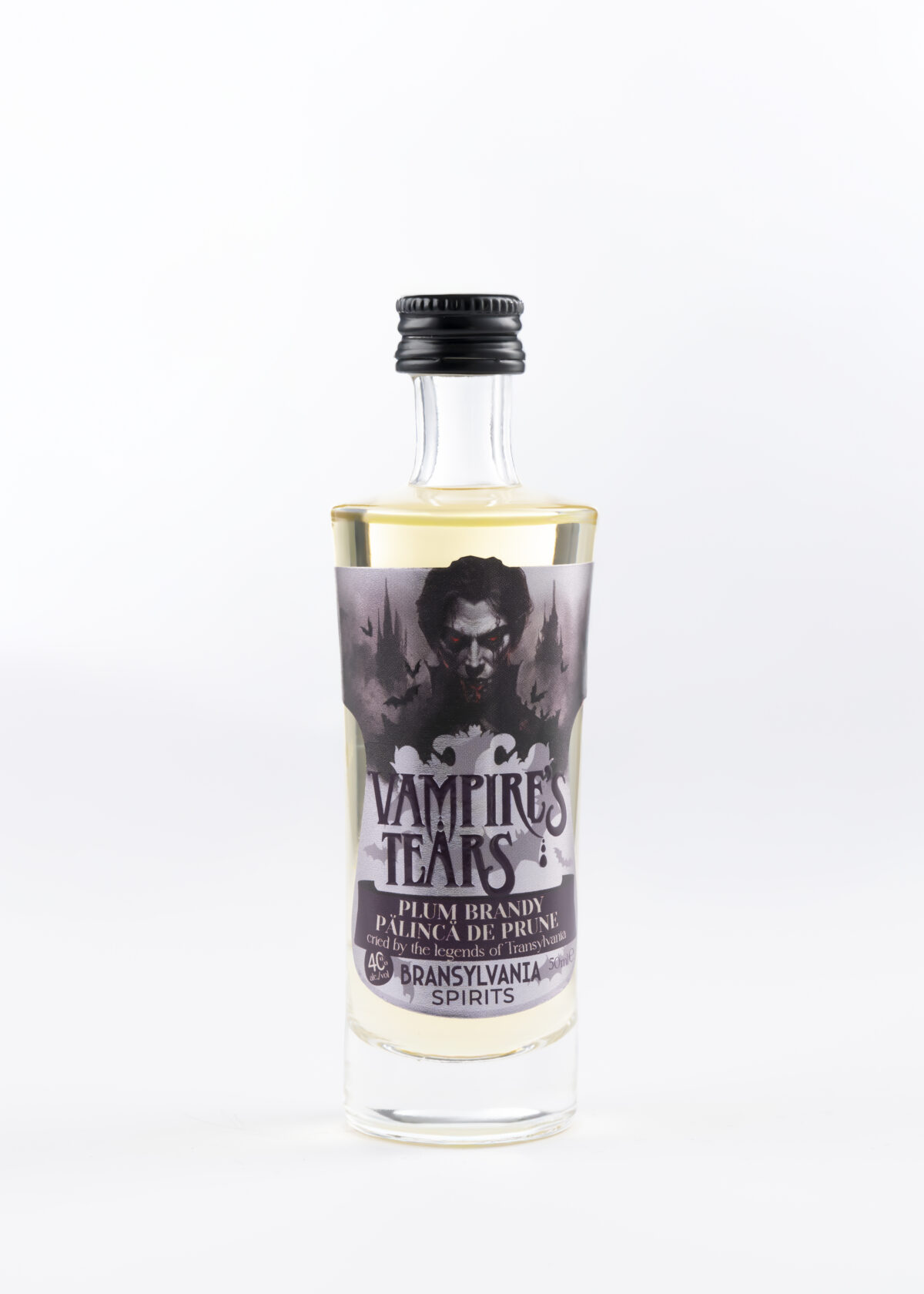 Pălincă de Prune Vampire’s Tears 50 ml 40% alc/vol