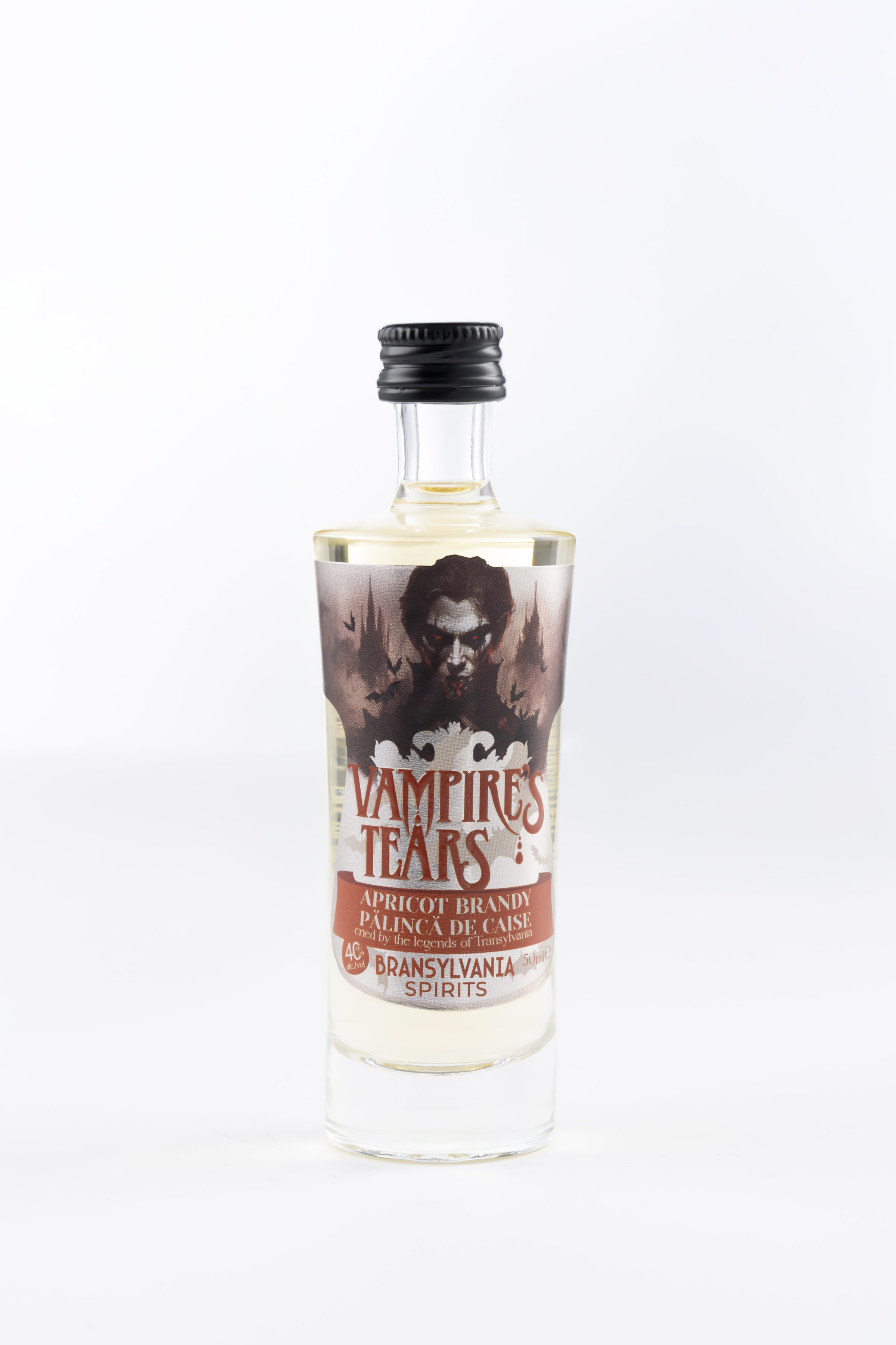 Pălincă de Caise Vampire’s Tears 50 ml 40% alc/vol