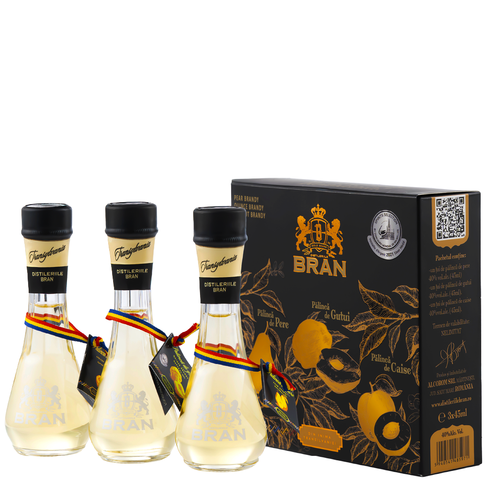 Set 3 Țoi Pălincă (Pere + Gutui + Caise)