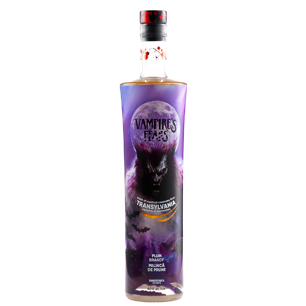 Pălincă de Prune Vampire’s Fears 500 ml 40% alc/vol